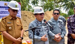 Kepala Bakamla Resmikan Pembangunan Kantor Sistem Peringatan Dini di Natuna