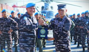KRI Diponegoro-365 Terima Kunker Tim Sops TNI AL di Mersin, Turki