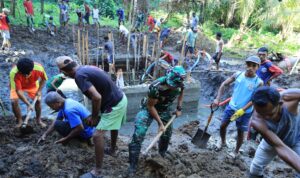 TMMD Kodim 1505/Tidore Realisasikan Harapan Warga Akan Akses Air Bersih