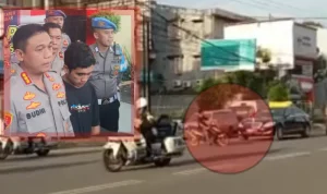 Pemotor Ugal-ugalan Di Makassar, Nekat Terobos Depan Mobil Presiden Jokowi