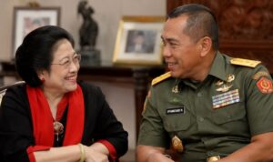 Ilustrasi Megawati Soekarnoputri mengenang Ryamizard Ryacudu (Foto artificial intelligence) Ilustrasi Megawati Soekarnoputri mengenang Ryamizard Ryacudu (Foto artificial intelligence)