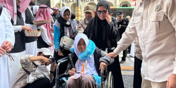 Jemaah haji lansia (Foto Kemenhaj)