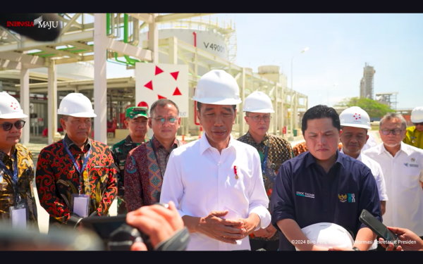 Jokowi Resmikan Pabrik Amonium Nitrat di Kaltim - Jurnal Patroli News