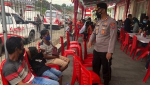 Lewat Gerai Vaksin, Polres Bitung Seriusi Pencapaian Herd Immunity