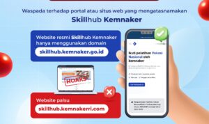 Kemnaker Minta Masyarakat Waspadai Situs Palsu Mengatasnamakan Skillhub