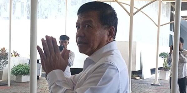 Kepala Badan Intelijen Negara (BIN) Muhammad Herindra di Kompleks Parlemen Senayan Senin Mei