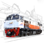 Lokomotif Kereta Api (Courtesy KAI)
