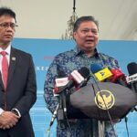 Menkeu Purbaya Yudhi Sadewa dan Menko Bidang Perekonomian Airlangga Hartarto