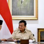 Menko Pemberdayaan Masyarakat Muhaimin Iskandar dan Presiden Prabowo Subianto (Foto Biro Pers Sekretariat Presiden)