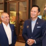Menteri Koordinator Bidang Infrastruktur dan Pembangunan Kewilayahan Agus Harimurti Yudhoyono di Singapura (Foto Istimewa)