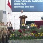 Menteri Koordinator Bidang Politik dan Keamanan Republik Indonesia Jenderal TNI (Purn ) Djamari Chaniago Djamari Chaniago di kampus Akademi Kepolisian (Akpol) Semarang (Foto Istimewa)