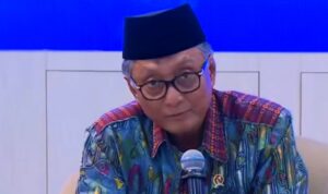 Menteri Pekerjaan Umum (PU) Dody Hanggodo saat menggelar media briefing di Kementerian PU Jumat Mei (Foto Istimewa)