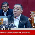 Menteri Pendidikan Tinggi Sains dan Teknologi Brian Yuliarto (repro TVR Parlemen)