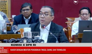 Menteri Pendidikan Tinggi Sains dan Teknologi Brian Yuliarto (repro TVR Parlemen)