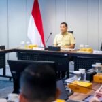Menteri Pertahanan RI Sjafrie Sjamsoeddin bersama Badan Industri Mineral (BIM) saat menggelar rapat di Kantor BP BUMN Jakarta Pusat pada Selasa Mei (Foto Akun IG @sjafrie sjamsoeddin)