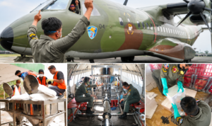 TNI dan BMKG Kerahkan Operasi Modifikasi Cuaca di Kalsel, 4,3 Ton Material Disemai Pemuatan Kargo