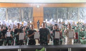 Saat Jam Komandan, Anggota Korem 174 Melakukan Ini