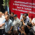 Peringatan May Day oleh ratusan aktivis lintas generasi bersama tokoh nasional serta sejumlah pejabat penting pemerintahan di Jakarta Jumat Mei (Foto Istimewa)