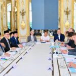 Pertemuan bilateral Presiden RI Prabowo Subianto dan Presiden Prancis Emmanuel Macron (Foto Biro Pers Media dan Informasi Sekretariat Presiden)
