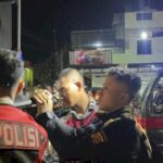Petugas Polres Tasikmalaya Kota menggelar patroli malam di wilayah hukum Kota Tasikmalaya