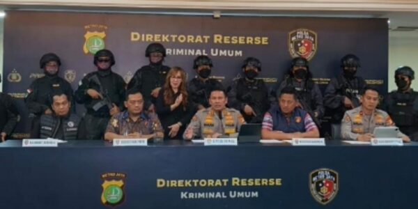 Polda Metro Jaya merilis Tim Pemburu Begal di Mapolda Metro Jaya Jakarta Selatan pada Jumat Mei
