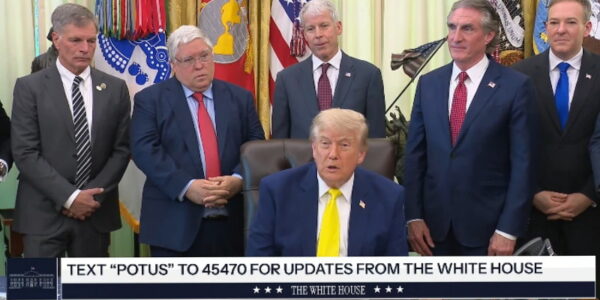 Presiden AS Donald Trump (Tangkapan layar RMOL dari siaran YouTube White House)