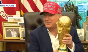 Presiden AS Donald Trump (Tangkapan layar ] dari siaran YouTube ABC)