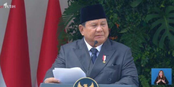 Presiden Prabowo Subianto (Foto YouTube Sekretariat Presiden)