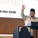 Presiden Prabowo Subianto di Nganjuk Mei (Foto BPMI Setpres)