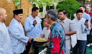 Presiden Prabowo Subianto merayakan Iduladha H di Prancis (Foto Biro Pers Media dan Informasi Sekretariat Presiden)