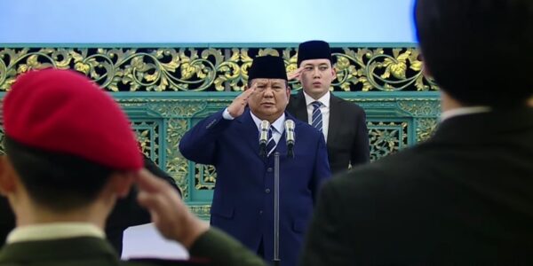 Presiden Prabowo Subianto (Foto Youtube Setneg)