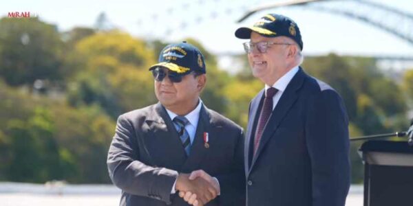 Presiden RI Prabowo Subianto dan Perdana Menteri Australia Anthony Albanese (Foto Biro Pers Sekretariat Presiden)
