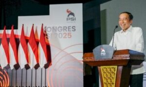 Presiden ke RI Joko Widodo beri sambutan dalam Kongrea PSI di Solo Presiden ke RI Joko Widodo beri sambutan dalam Kongrea PSI di Solo