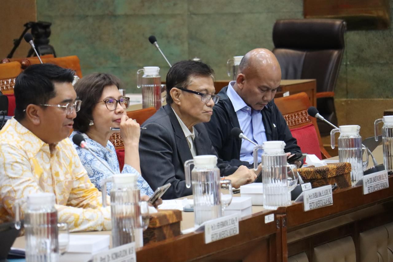 Prof Didik J Rachbini dalam RDPU dengan Komisi X DPR RI