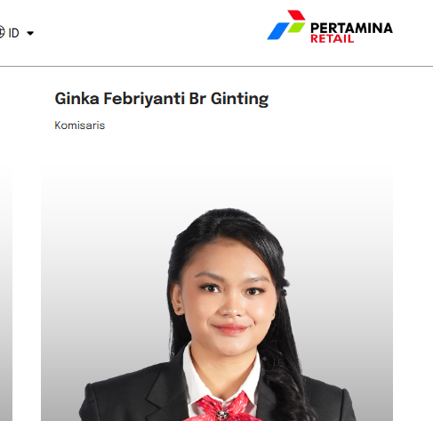 Profil Ginka Febriyanti Ginting Komisaris Baru PT Pertamina Retail