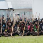 Situasi keamanan dan ketertiban masyarakat (Kamtibmas) di Wamena Kabupaten Jayawijaya Provinsi Papua Pegunungan telah berangsur angsur kondusif (Foto Polda Papua)