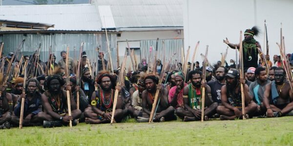 Situasi keamanan dan ketertiban masyarakat (Kamtibmas) di Wamena Kabupaten Jayawijaya Provinsi Papua Pegunungan telah berangsur angsur kondusif (Foto Polda Papua)