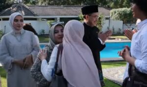 Suasana lebaran haji di Wisma KBRI Madrid Rabu Mei (Foto Tangkapan Layar YouTube)