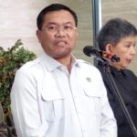 Wakil Kepala Badan Gizi Nasional (BGN) Bidang Operasional Pemenuhan Gizi Sony Sonjaya menyambangi Bareskrim Polri Senin Mei