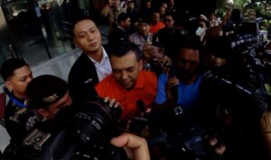 Wamen Imipas Silmy Karim saat digelandang ke KPK