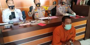 Kapolres AKBP Sinar Subawa Paparkan Keberhasilan Satreskrim Ungkap Kasus Tertangkapnya Pelaku Jambret