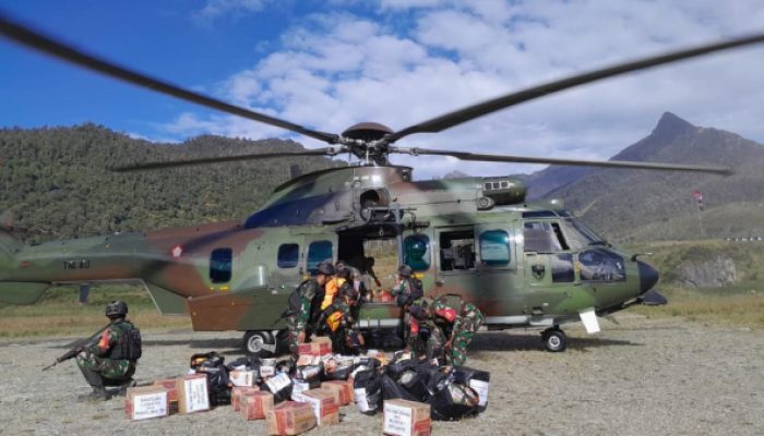 Sebanyak 10.305 kg Bansos dalam Rangka Gagal Panen di Kab. Puncak Papua Sudah Terdistribusi