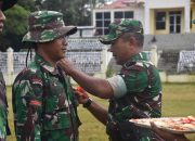Kasiter Kasrem 181/PVT Pimpin Upacara Penutupan Kegiatan Prioritas Nasional Bakti Papua TA 2023