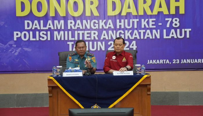 Bentuk Kepedulian Terhadap Sesama, TNI AL Gelar Donor Darah Serentak Seluruh Indonesia Jelang HUT Ke-78 Pomal