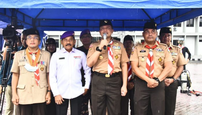 Bina Generasi Muda Yang Berorientasi Kebaharian, TNI AL Gelar Apel Gabungan Pramuka Saka Bahari