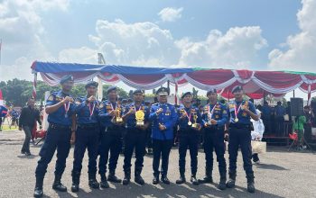 Disdamkarmat Kota Bekasi Raih Juara Umum National Firefighter Skill Competition (NFSC) 2024 di Kota Surabaya