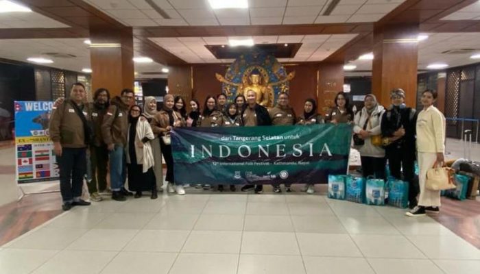 Membanggakan, Delegasi Tangsel Jadi Perwakilan Indonesia di Ajang International Folk Festival 2024 di Nepal