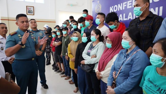 TNI AL Berhasil Gagalkan Penyelundupan PMI Non Prosedural Di Pantai Pelintung Dumai