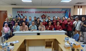 Kunjungan PWI Basel, Kesit B Handoyo Sampaikan Program-program PWI Jaya
