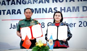Panglima TNI dan Ketua Komnas HAM Teken MoU untuk Peningkatan Kerjasama Pemajuan dan Perlindungan HAM